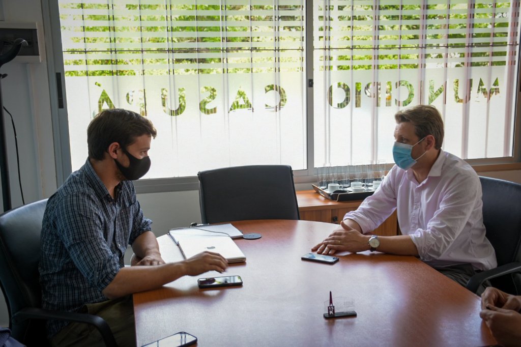 Intendente interino Marcos Pérez recorrió zona este del departamento. 2
