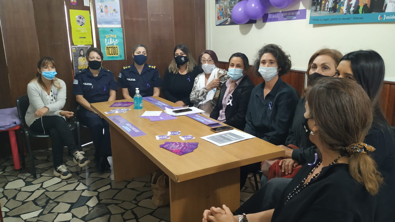 Intervención de sensibilización sobre la violencia basada en género