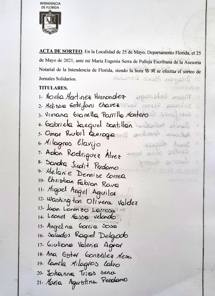 JORNALES SOLIDARIOS 25 DE MAYO