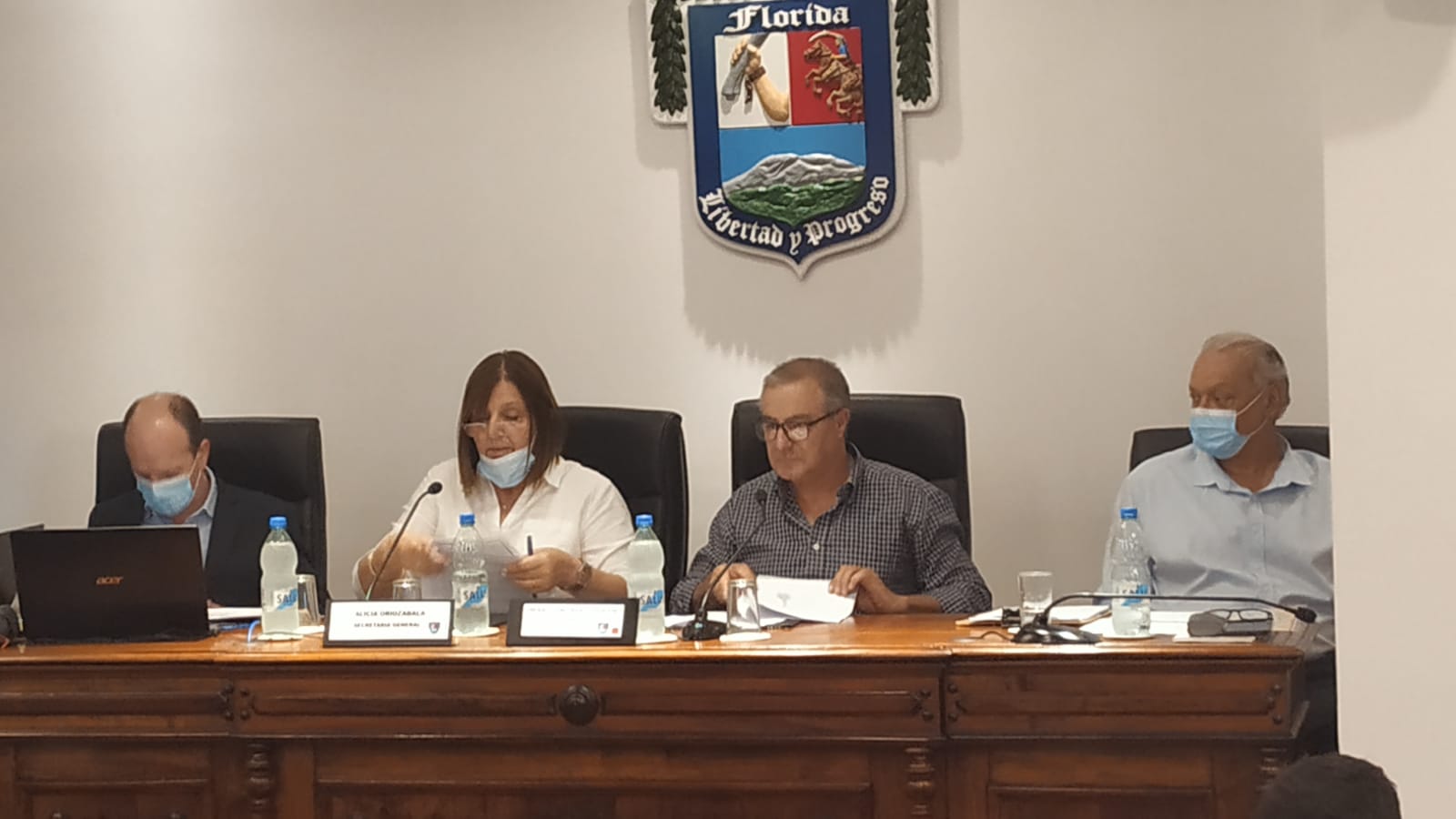 Sesionó la Junta Departamental bajo la presidencia de Omar González. 2
