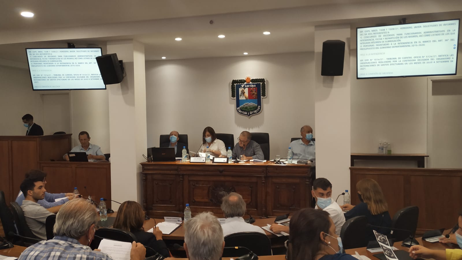 Sesionó la Junta Departamental bajo la presidencia de Omar González. 4