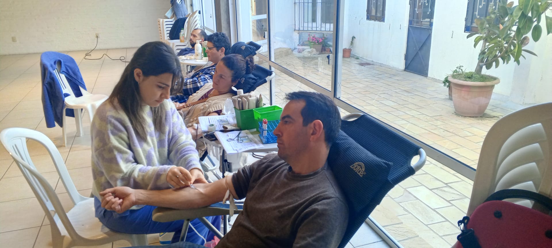Jornada de donación de sangre en la SPLF 4