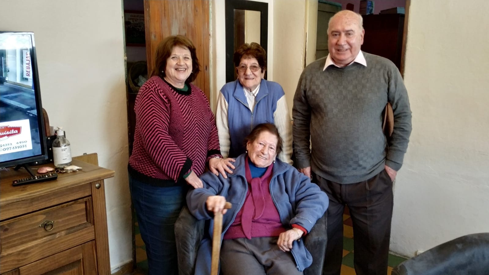 Julia Juana Moreno de Mansulino cumple 106 años