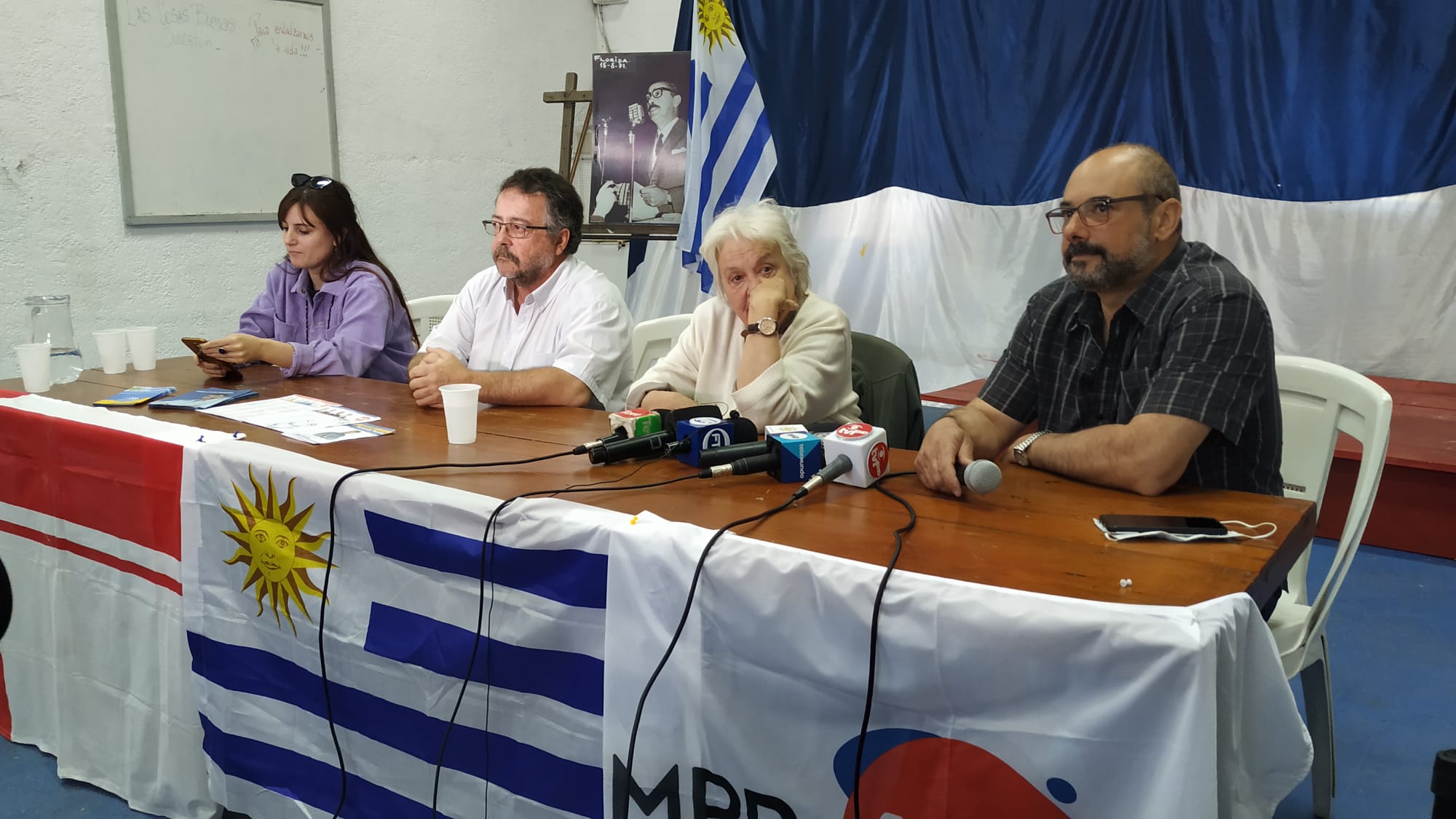 Lucia Topolansky visitó Florida en el marco de las elecciones del FA y campaña contra la LUC