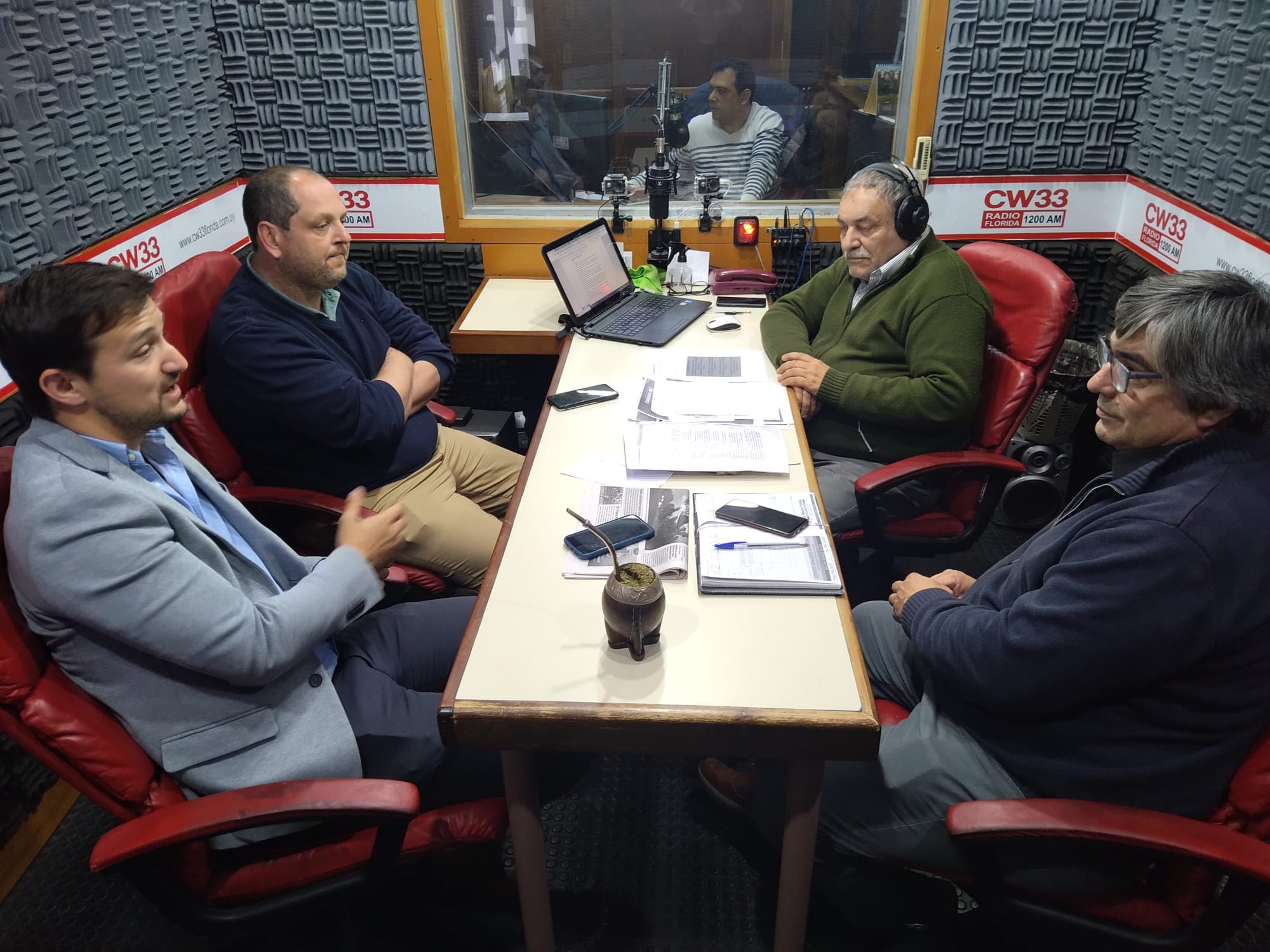 Luis Oliva Oscar Balzaretti y Arturo López