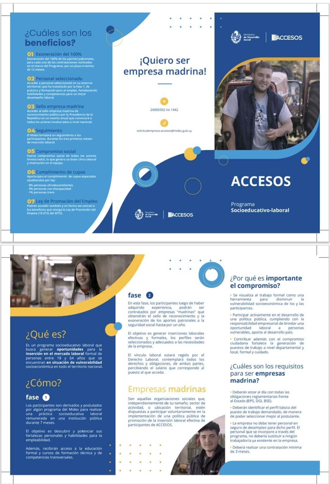 MIDES convoca al Encuentro con Empresas del Programa ACCESOS 2