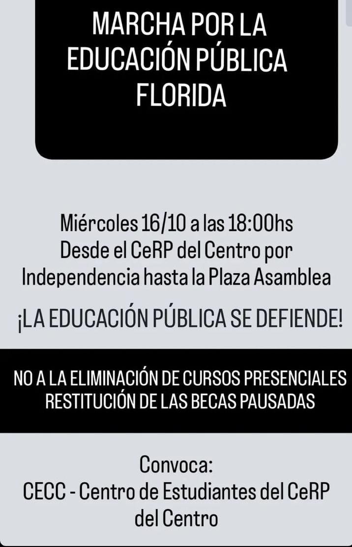 Marcha por la Educación Pública