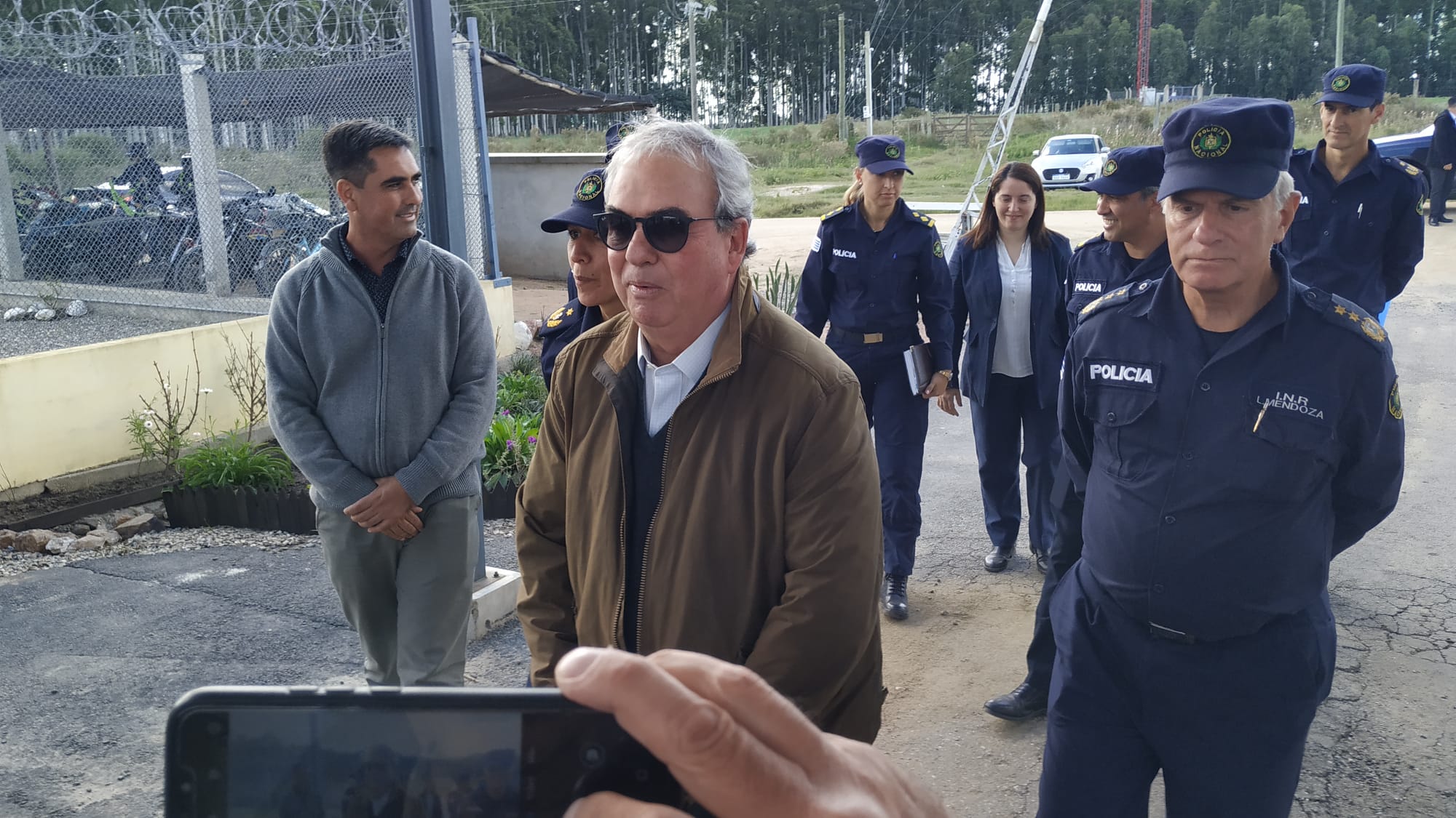Ministro del Interior Luis Alberto Heber visitó la Unidad Nº19 del INR instalada en Florida