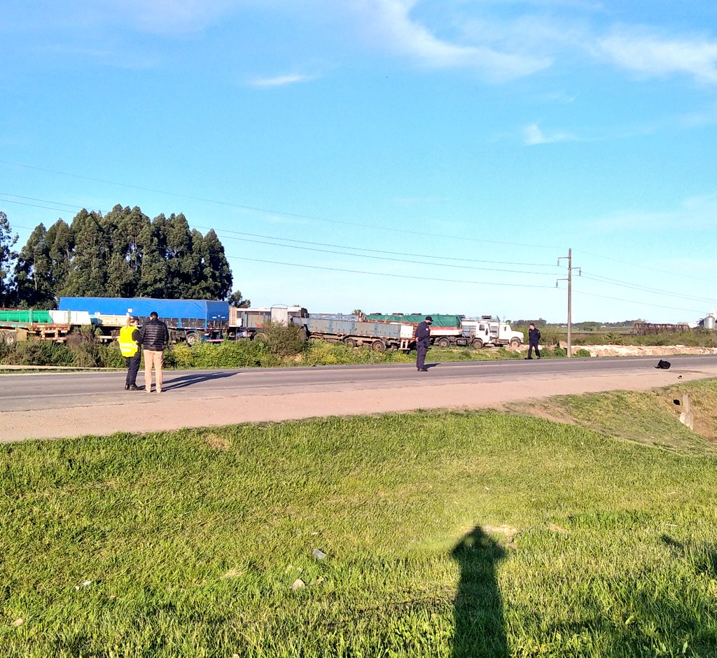 Motonetista embistió a peatón en km 97 de ruta 5 3