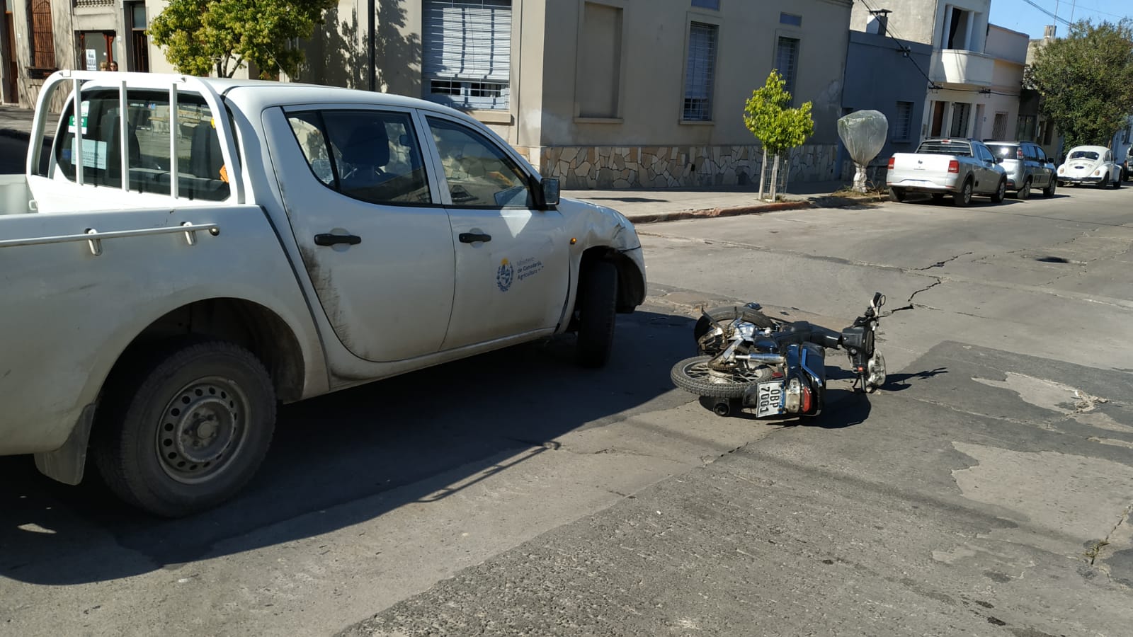 Motonetista impactó con camioneta del MGAP