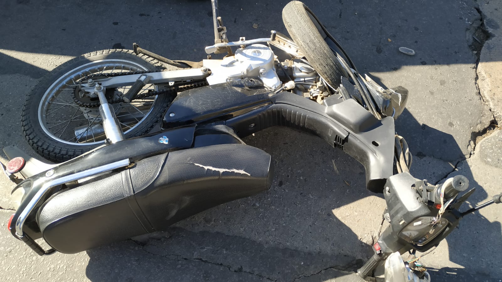 Motonetista impactó con camioneta del MGAP 4