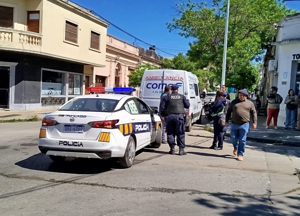 Motonetista lesionado tras accidente en A.M. Fernández y Suarez