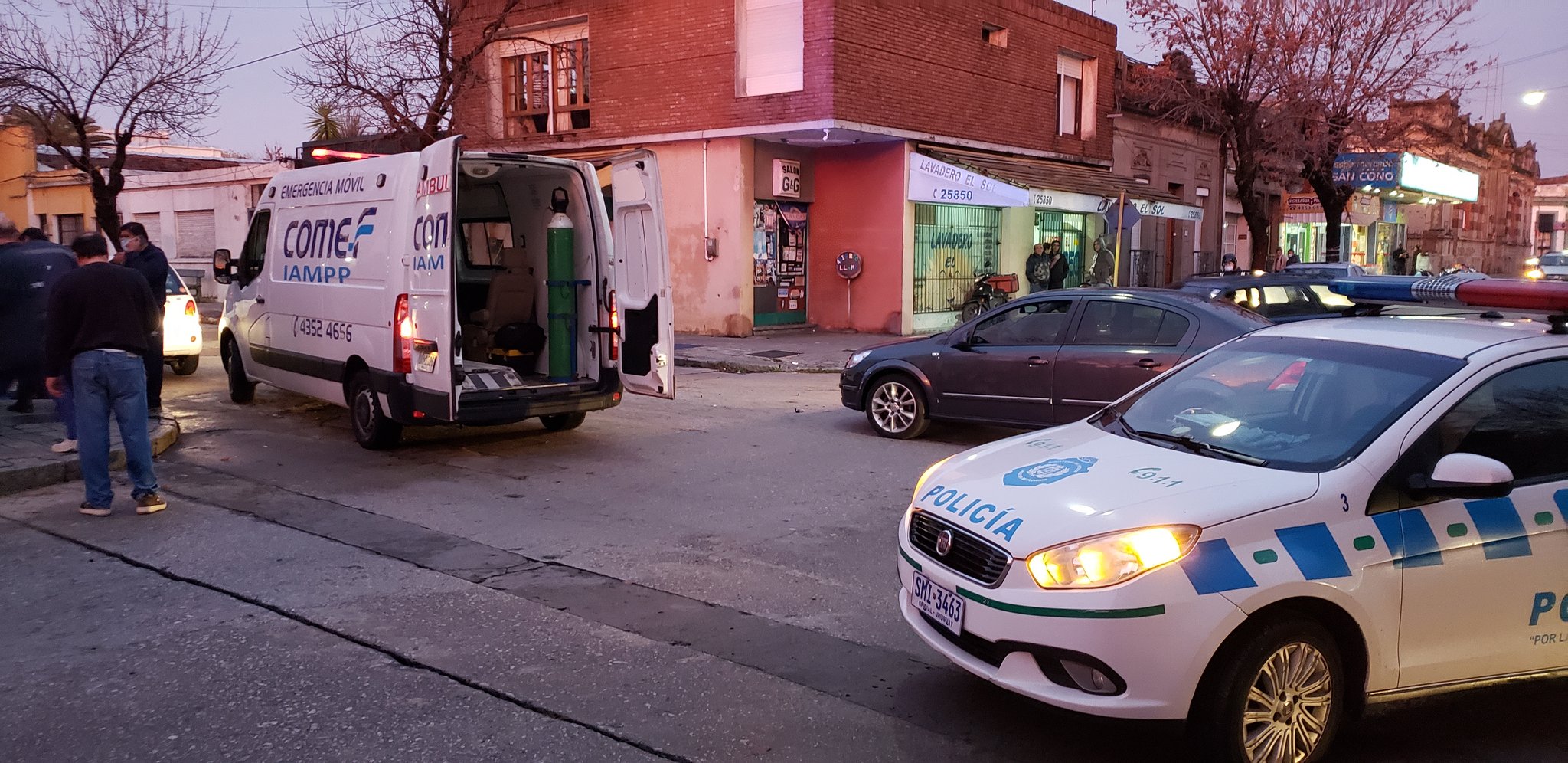Motonetista resultó lesionada tras choque en esquina céntrica 4