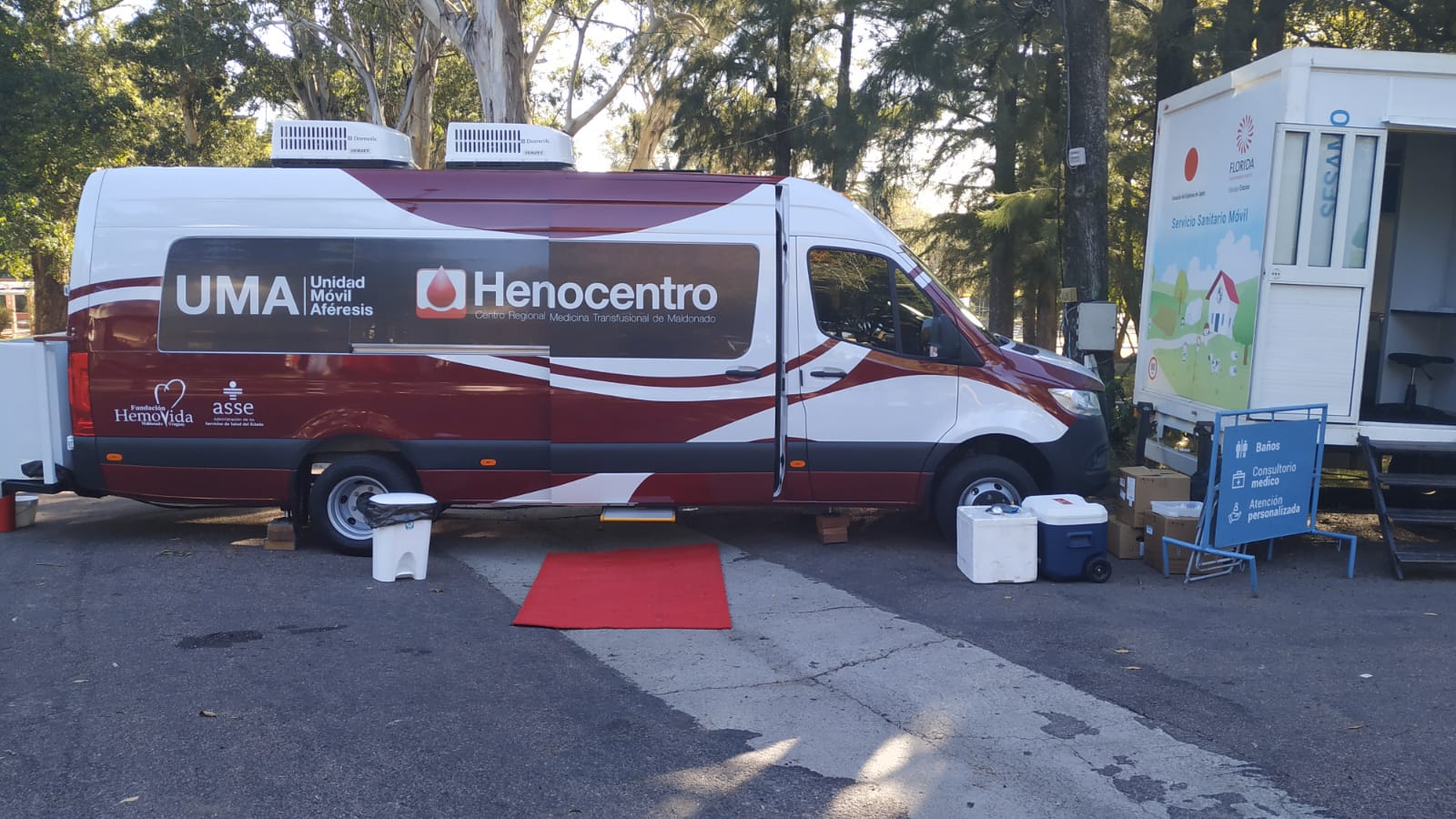 Móvil de Aféresis se encuentra en el Centro Covid realizando extracción de plasma a 16 donantes