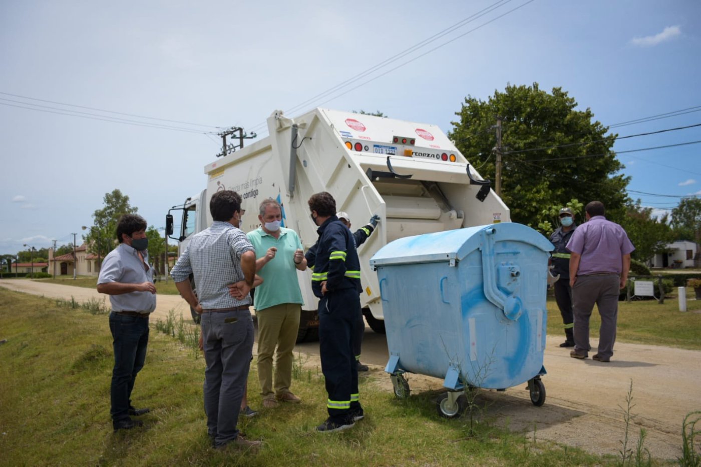 Nuevo camión recolector de contenedores para localidades del interior