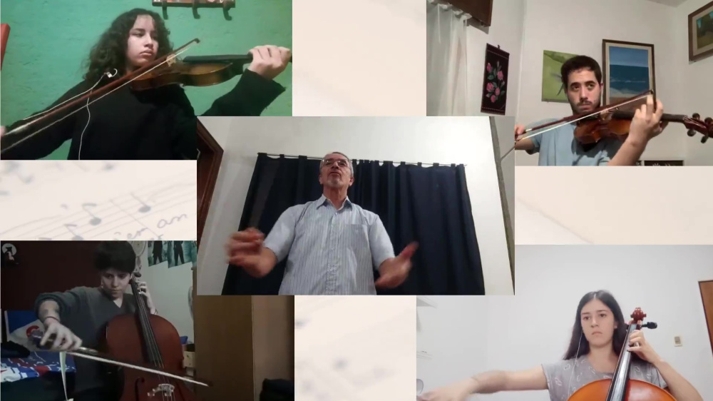 Núcleo Sinfónico muestra su trabajo en redes sociales