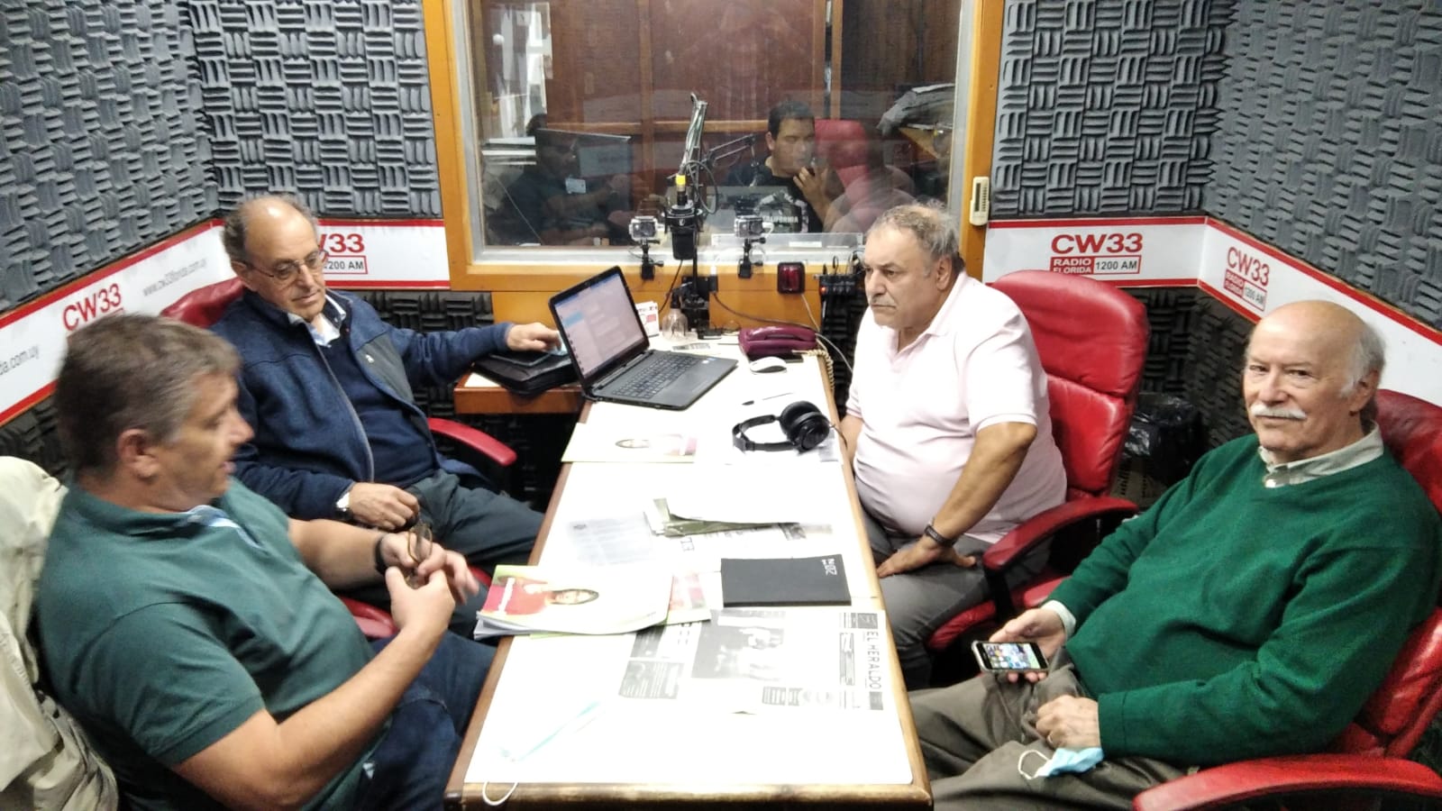 Omar Rodríguez Raúl Rodríguez y Alfredo Mandl