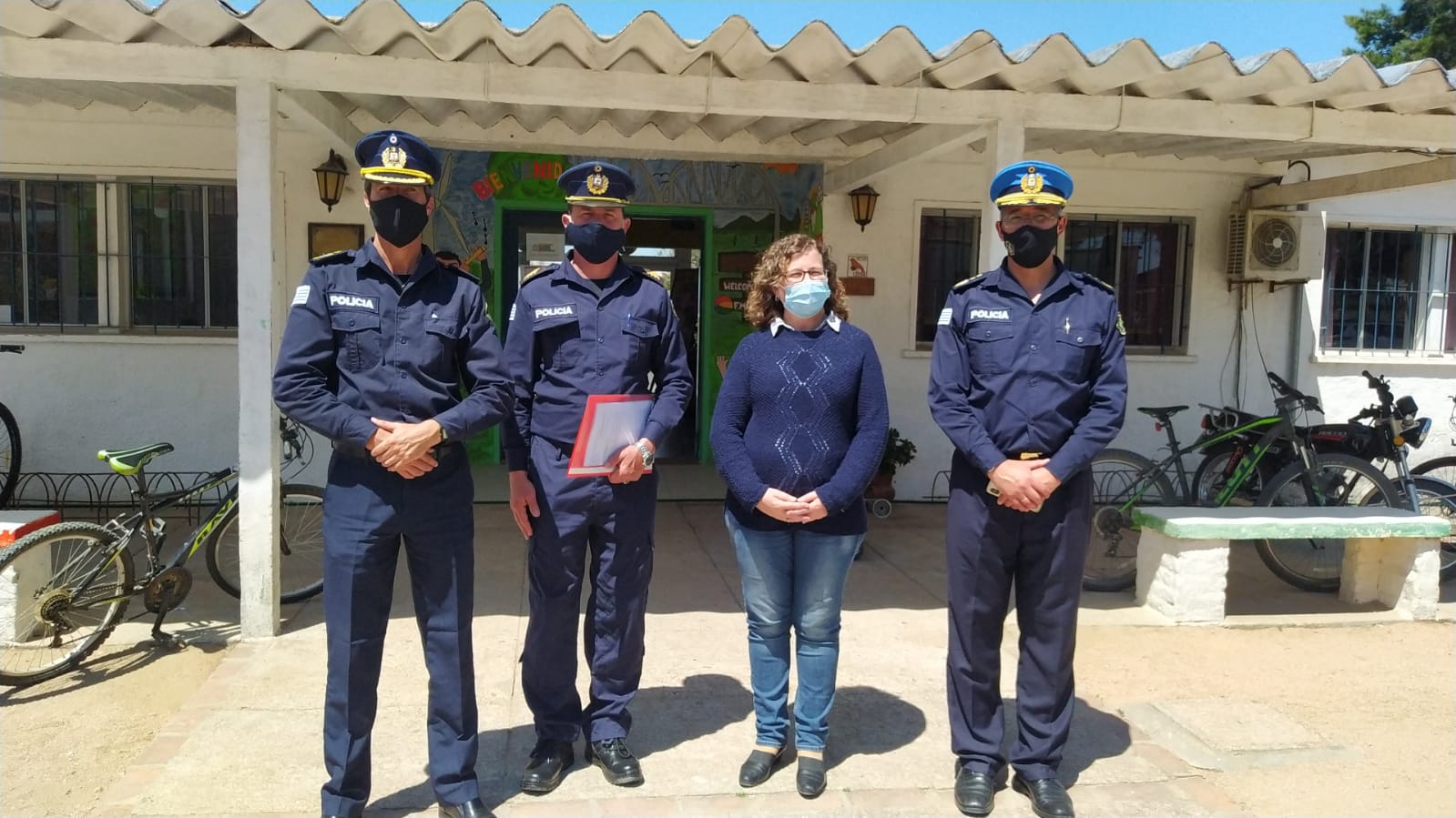 Jefe de Policía recorrió varias localidades del departamento 2