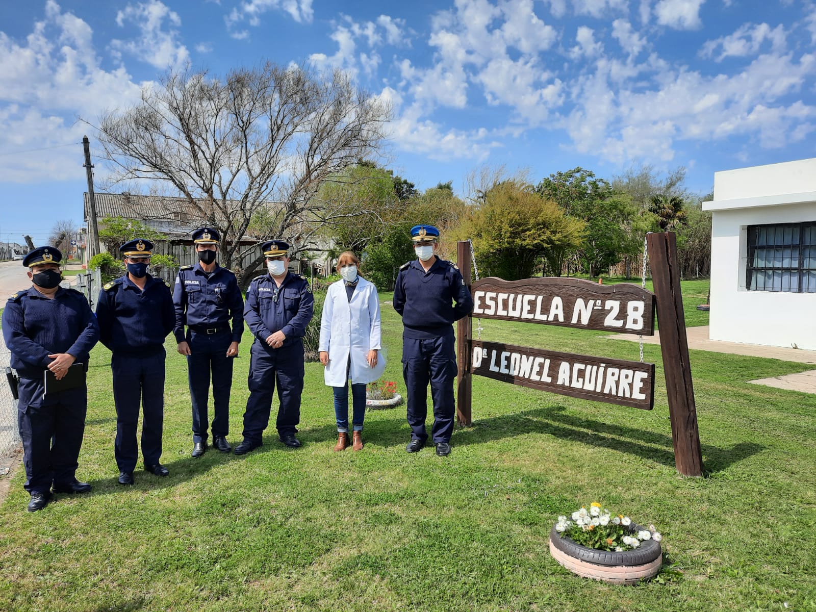 Jefe de Policía recorrió varias localidades del departamento 3