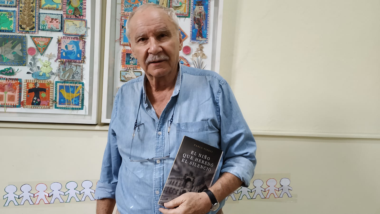 Pablo Vierci presentó el libro El niño que heredó el silencio