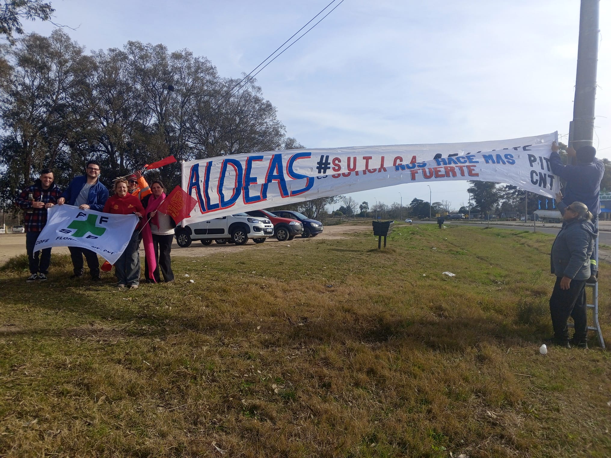Paro convocado por el Pit Cnt Intersindical Florida se concentró en ruta 5 y 56 2