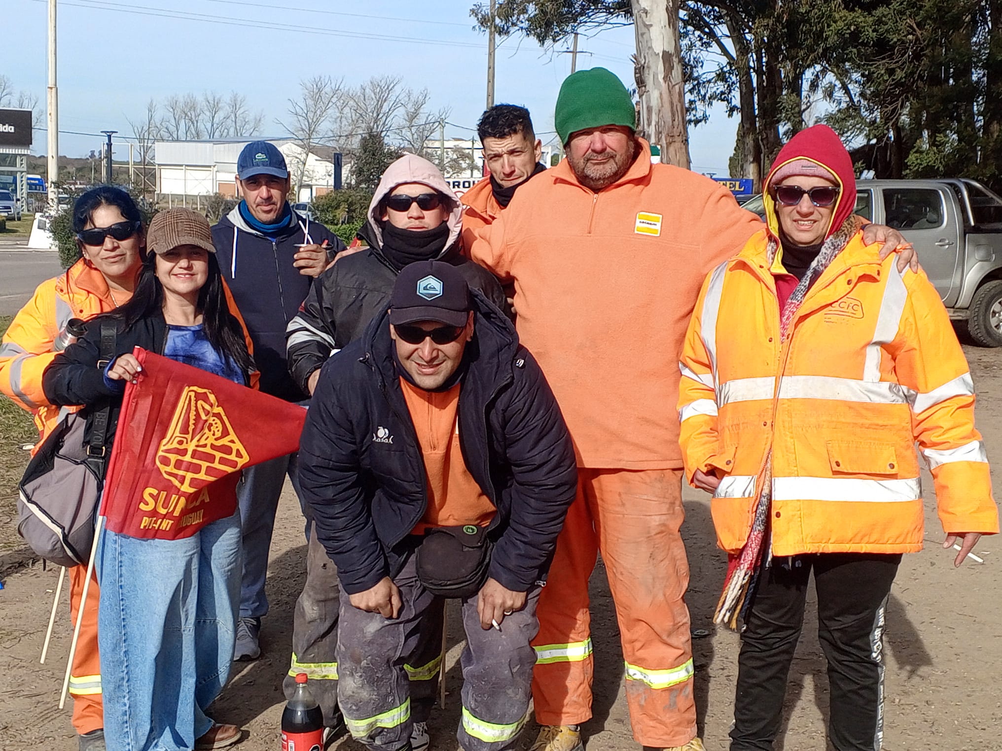 Paro convocado por el Pit Cnt Intersindical Florida se concentró en ruta 5 y 56 4