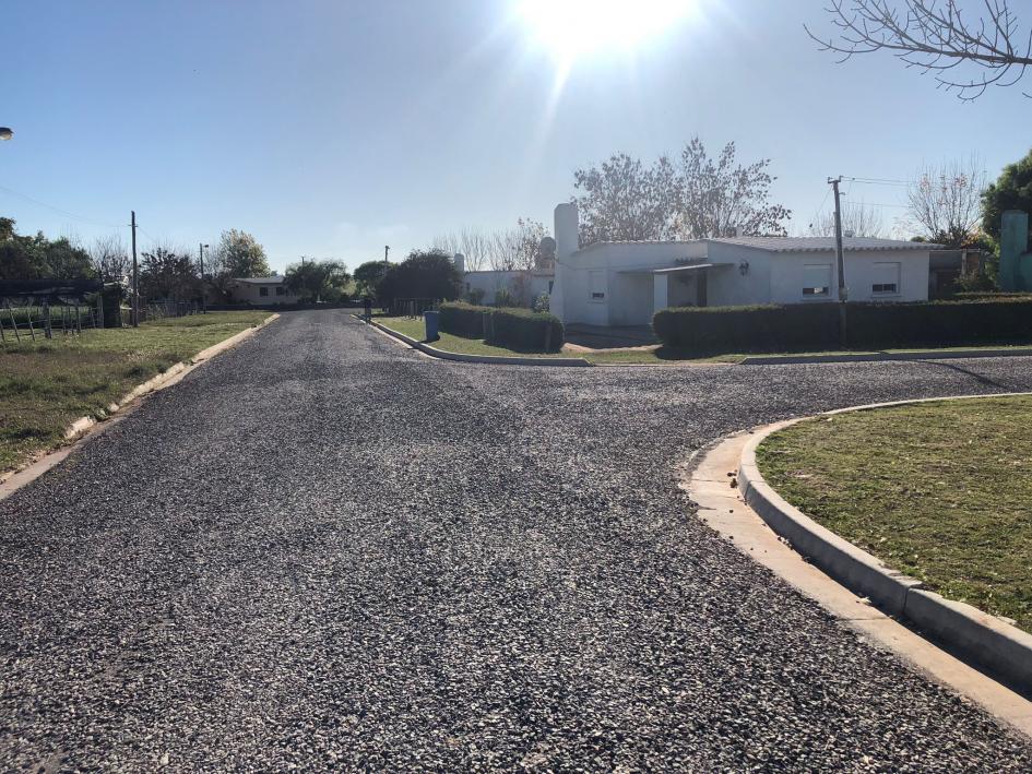 Plan 100 bitumen llegó a Capilla del Sauce3