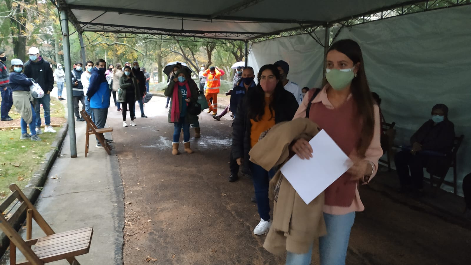 Plan de vacunación Pueblo a Pueblo en el Centro Covid 19