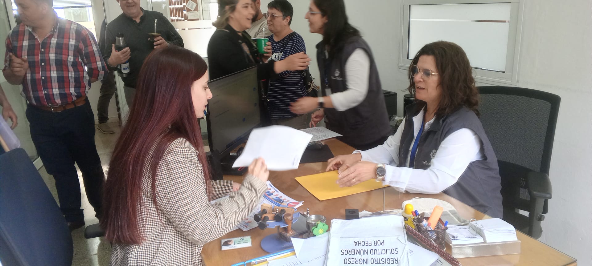 Presentación de la lista 959609 en la Corte Electoral 3