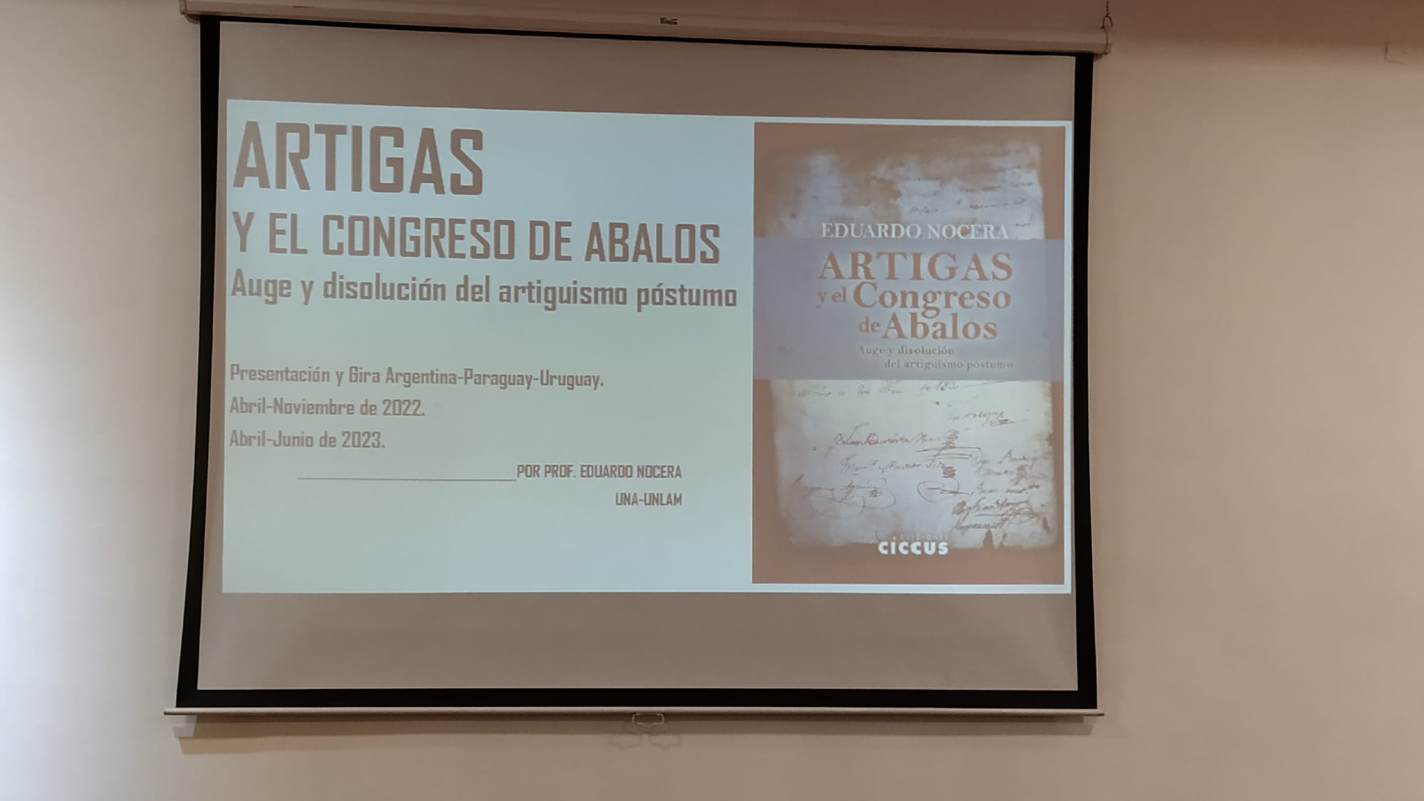 Presentación del libro Artigas y el Congreso de Ábalos 4
