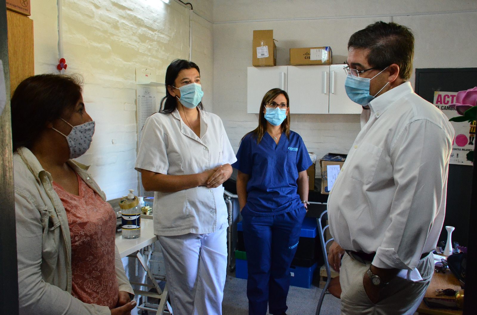 Presidente de ASSE recorre San Gabriel y Capilla del Sauce. 2