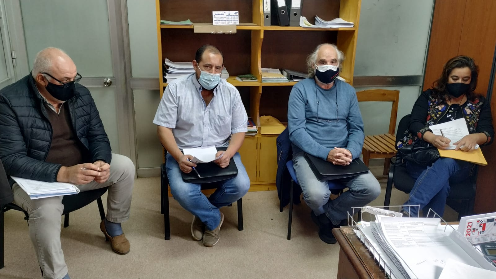 Presupuesto quinquenal Ediles del FA se reunieron con jerarcas de la Intendencia 2