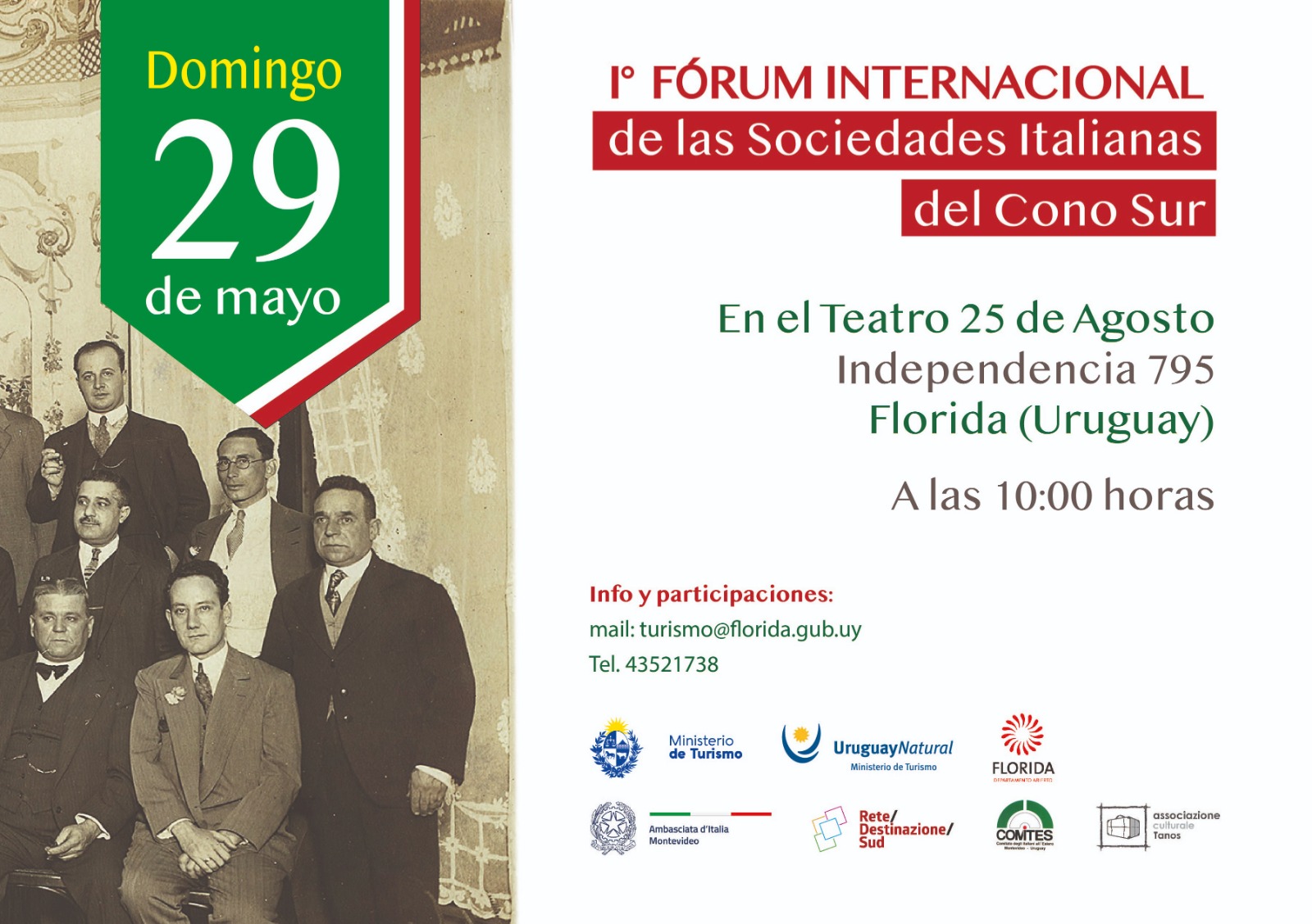 Primer Fórum Internacional de Sociedades Italianas