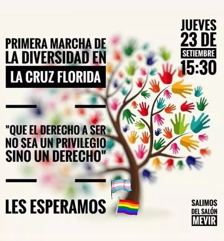 Primera Marcha de la Diversidad en La Cruzjpg