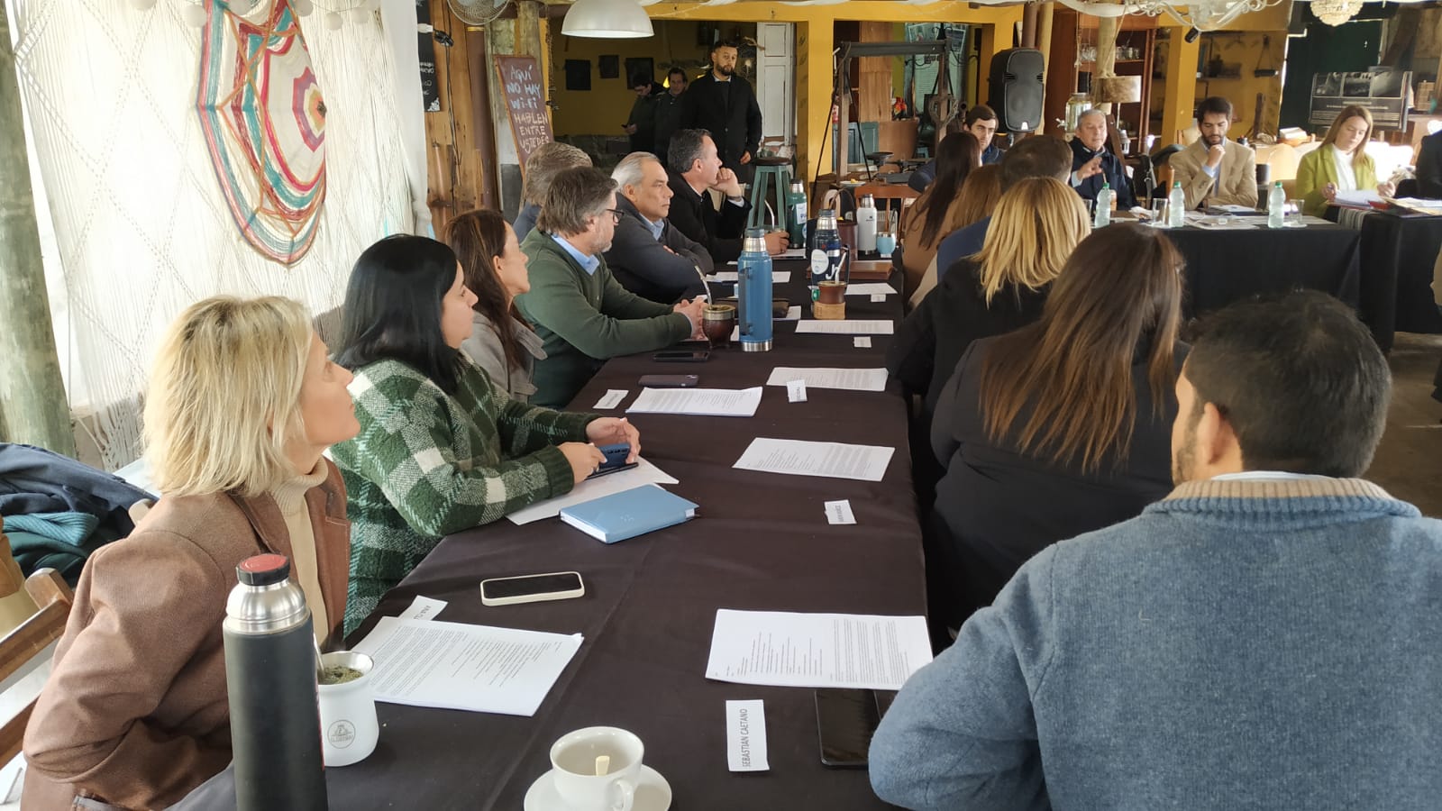 Primera reunión del equipo de gobierno de Carlos Enciso 2