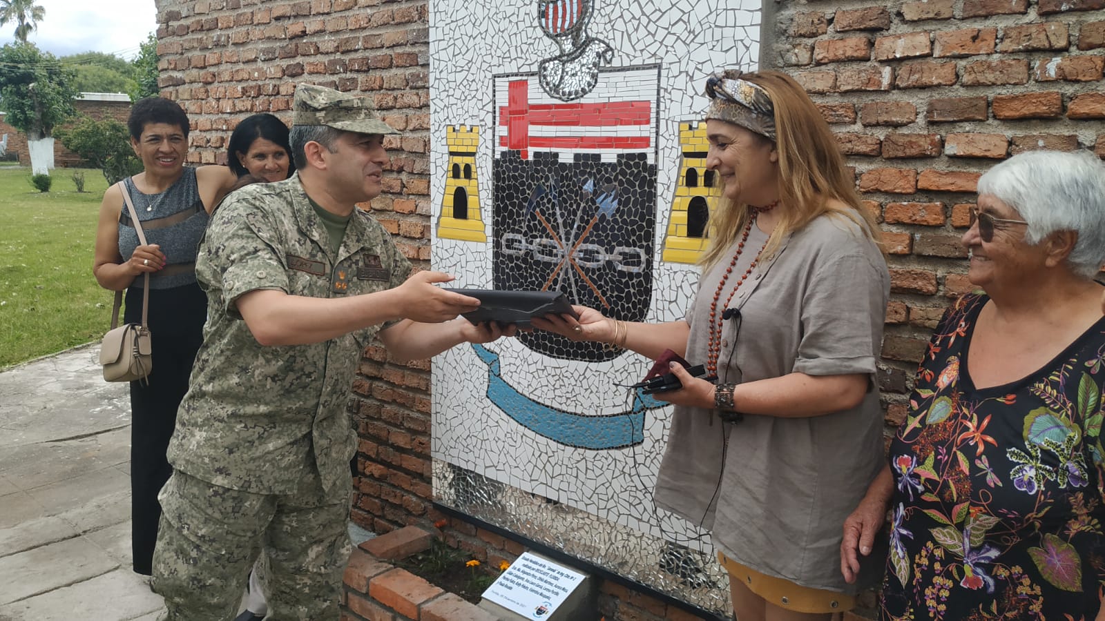 RECICLARTE INAUGURO OBRA EN EL BATALLON DE COMBATE Nº2 3