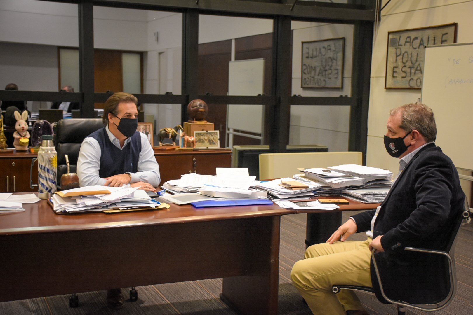 REUNION LOPEZ LACALLE POU