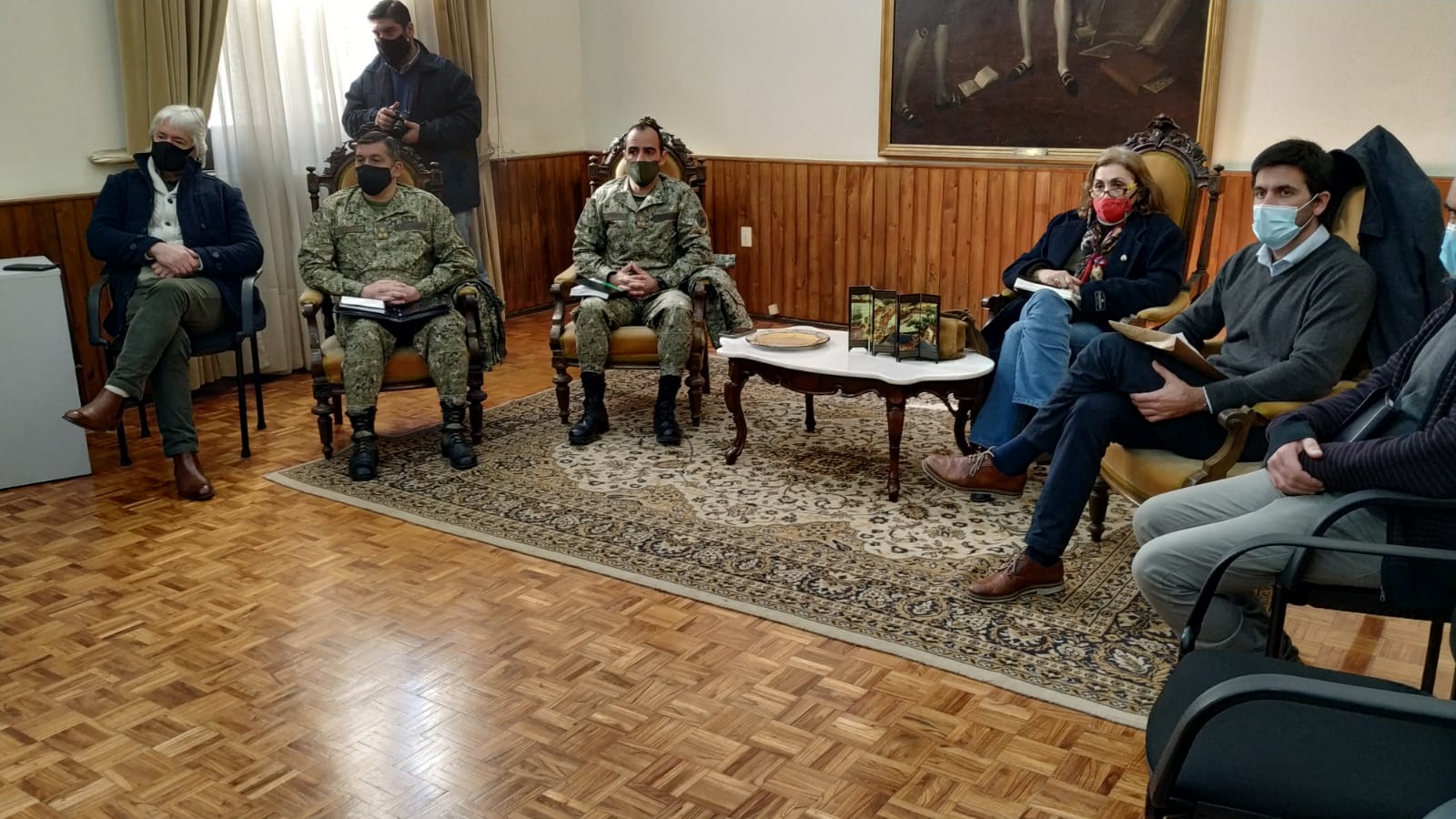 Reunión de la Mesa Interinstitucional con participación del Director de Gestión Territorial del MIDES