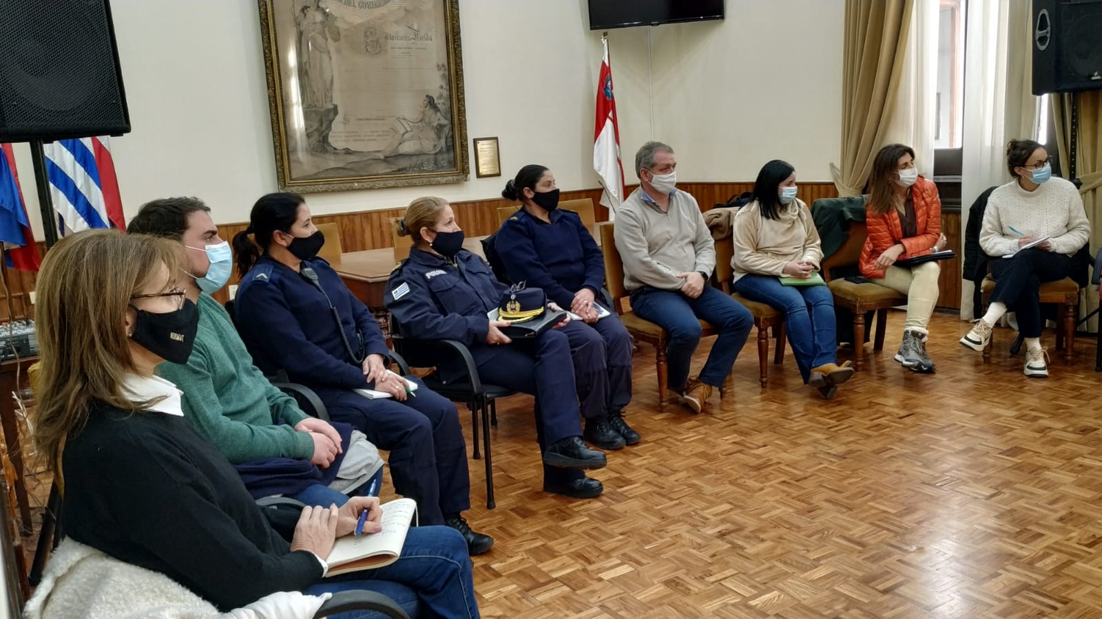 Reunión de la Mesa Interinstitucional con participación del Director de Gestión Territorial del MIDES 2