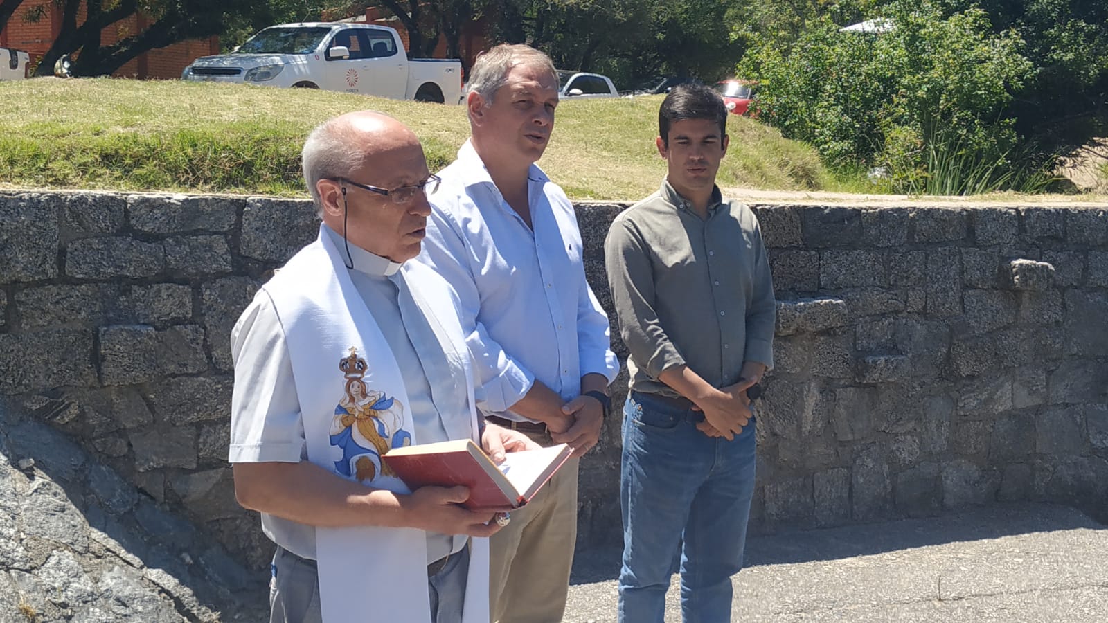 Se abre la temporada de verano con la Bendición de las aguas del río Santa Lucía Chico