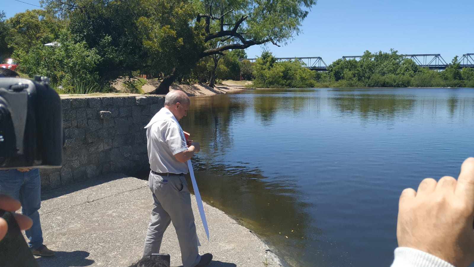 Se abre la temporada de verano con la Bendición de las aguas del río Santa Lucía Chico 3