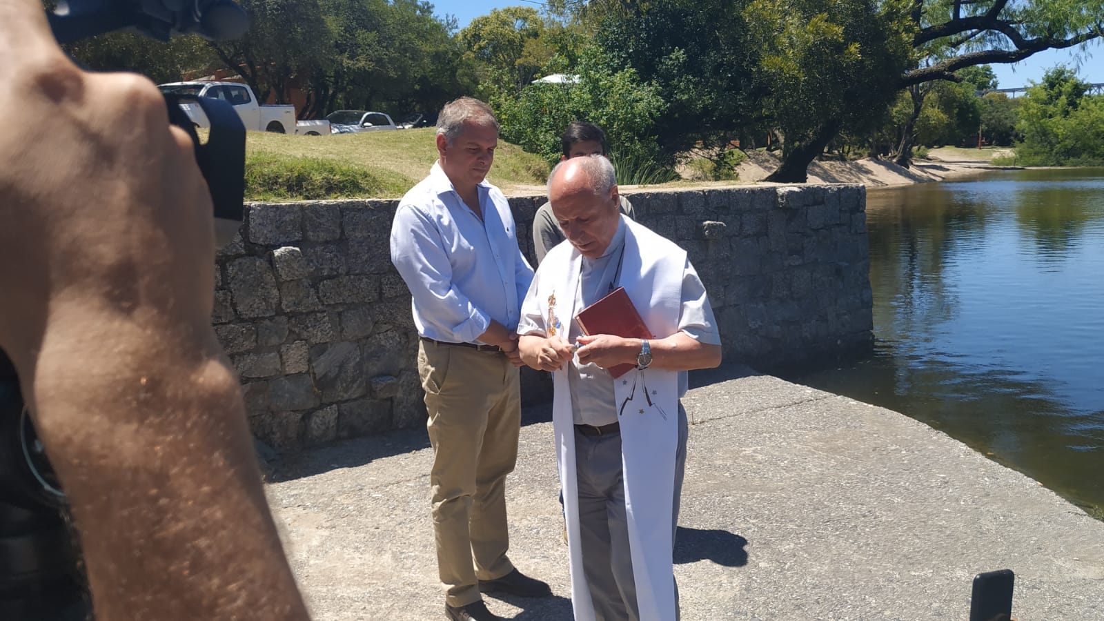 Se abre la temporada de verano con la Bendición de las aguas del río Santa Lucía Chico 4