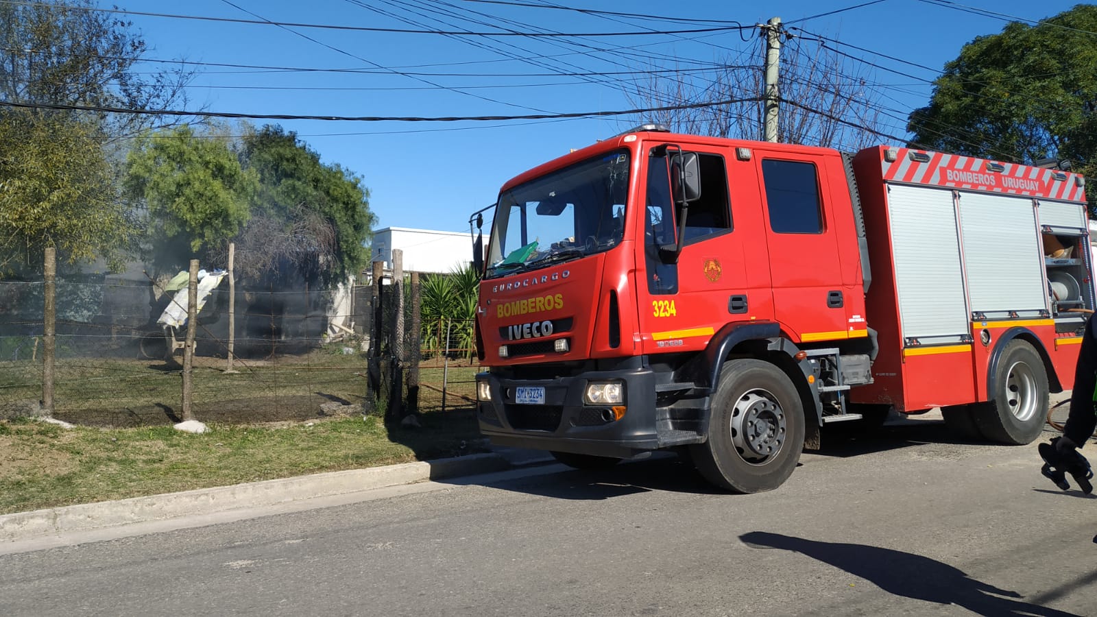 Se incendió casa de calle Molles Cenicientos 3