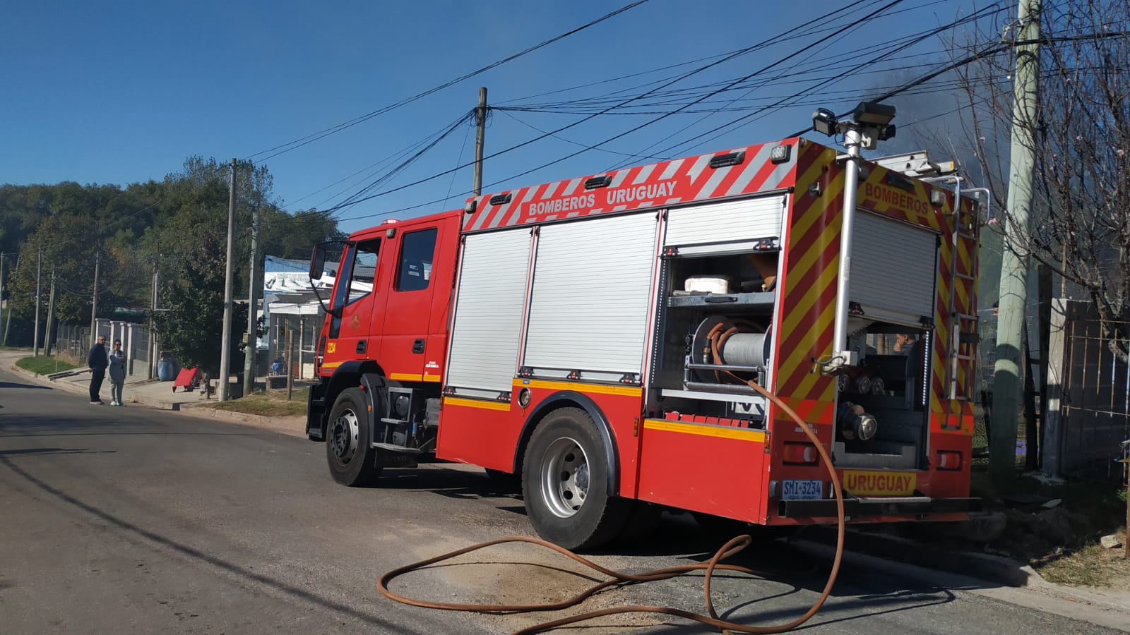 Se incendió casa de calle Molles Cenicientos 4