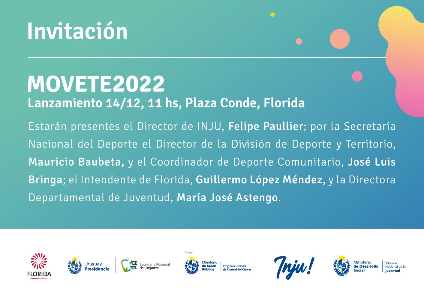 Se lanza en Florida el programa movete 2022