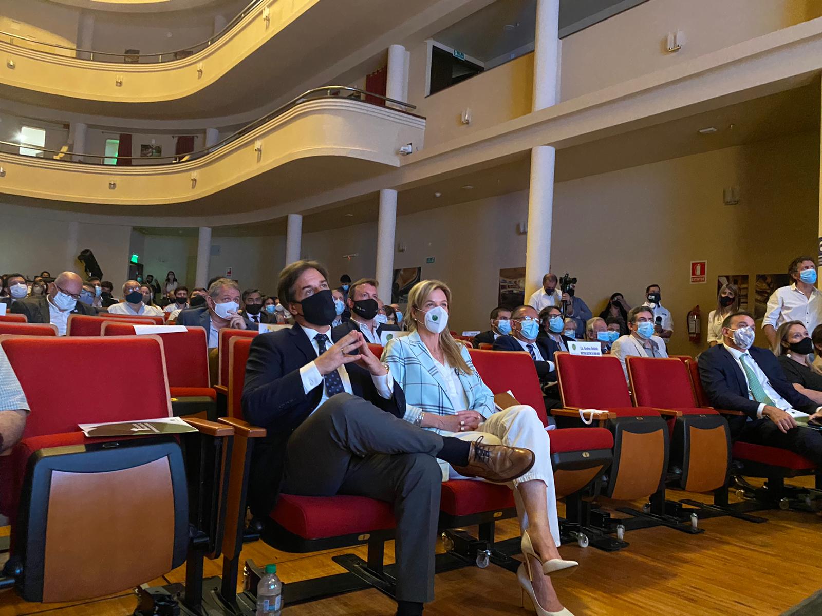 Se realizó el 1er. Encuentro de Emprendedurismo en Durazno con la presencia del presidente Lacalle Pou