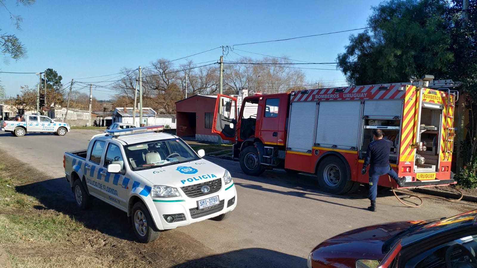 Se registró un incendio en casa ubicada en calle Zorrilla de San Martin
