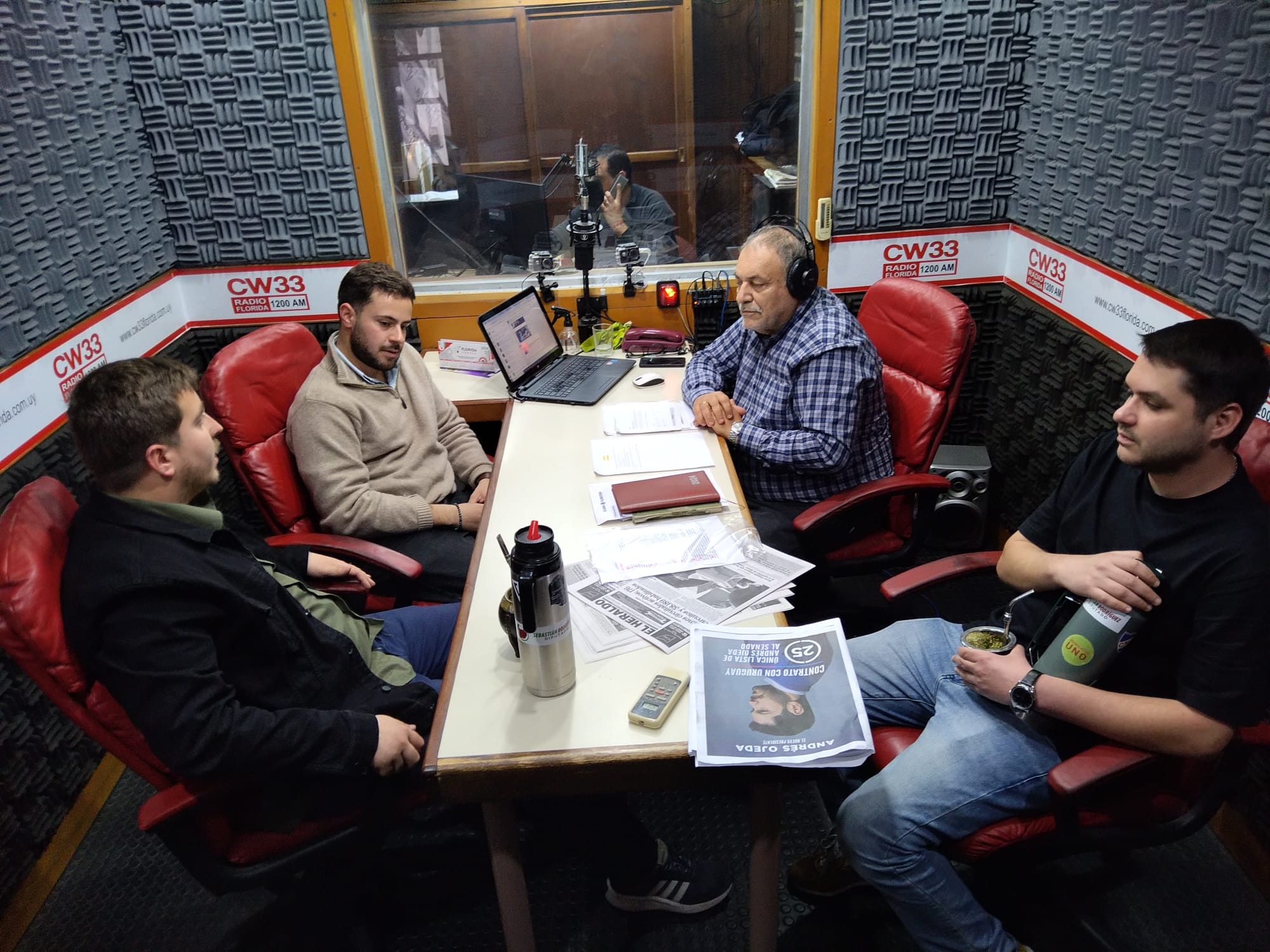 Sebastián Rodríguez Joaquin Montesdeoca y Juan Martin Trezza