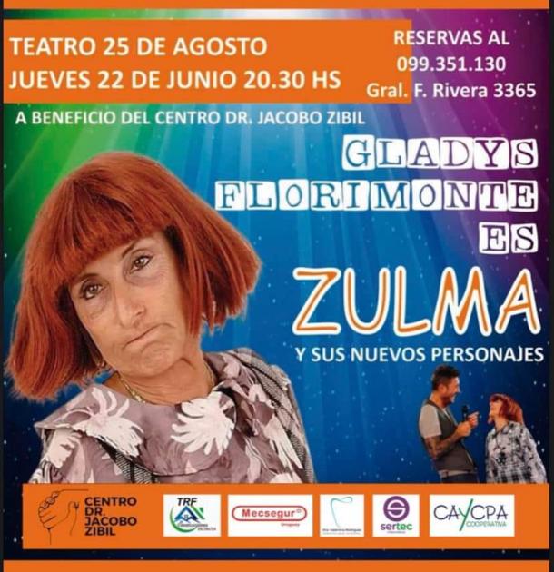 Show de Gladys Florimonti a beneficio del Jacobo Zibil