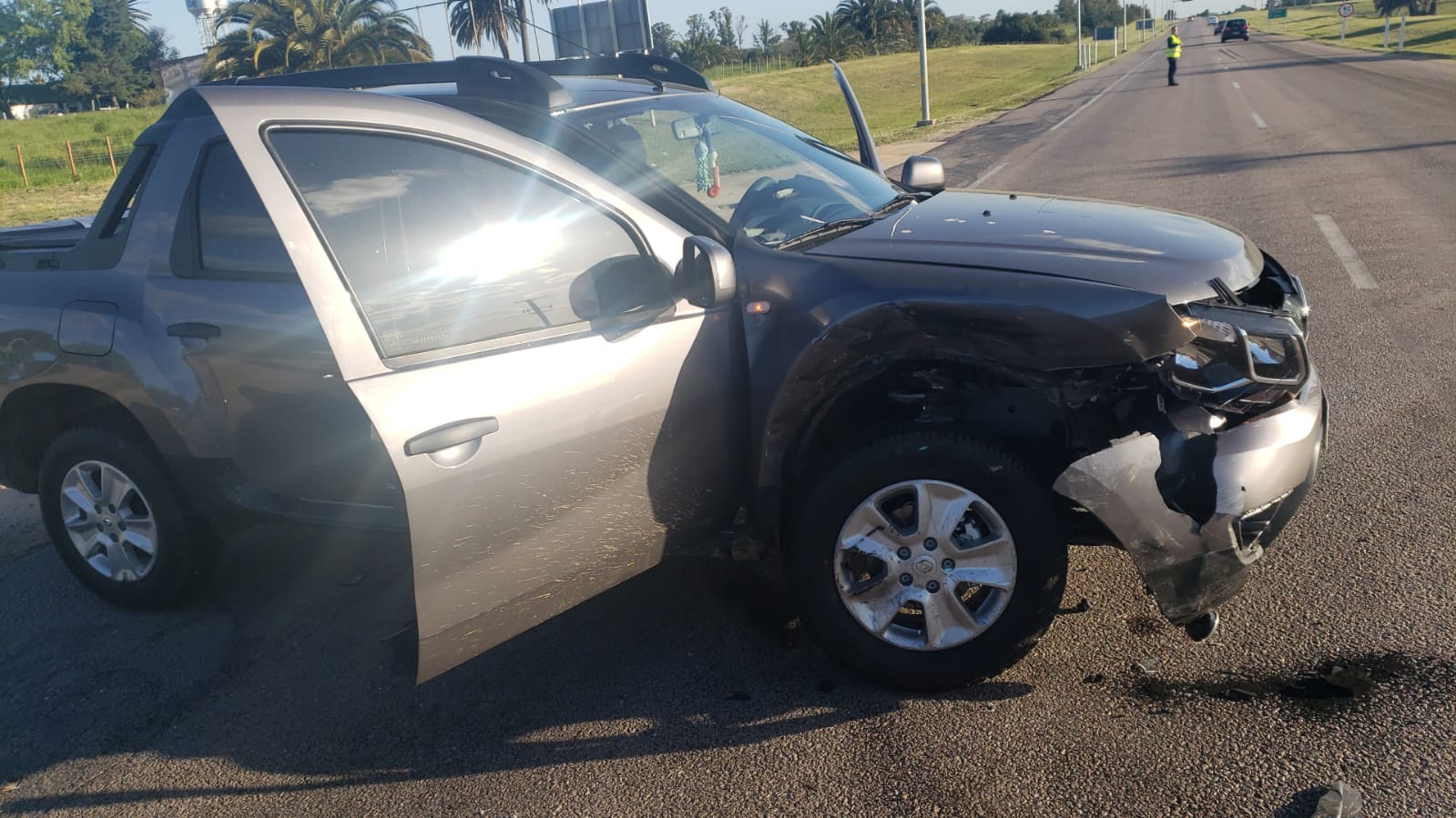 Siniestro de transito con lesionados leves en zona de Mendoza